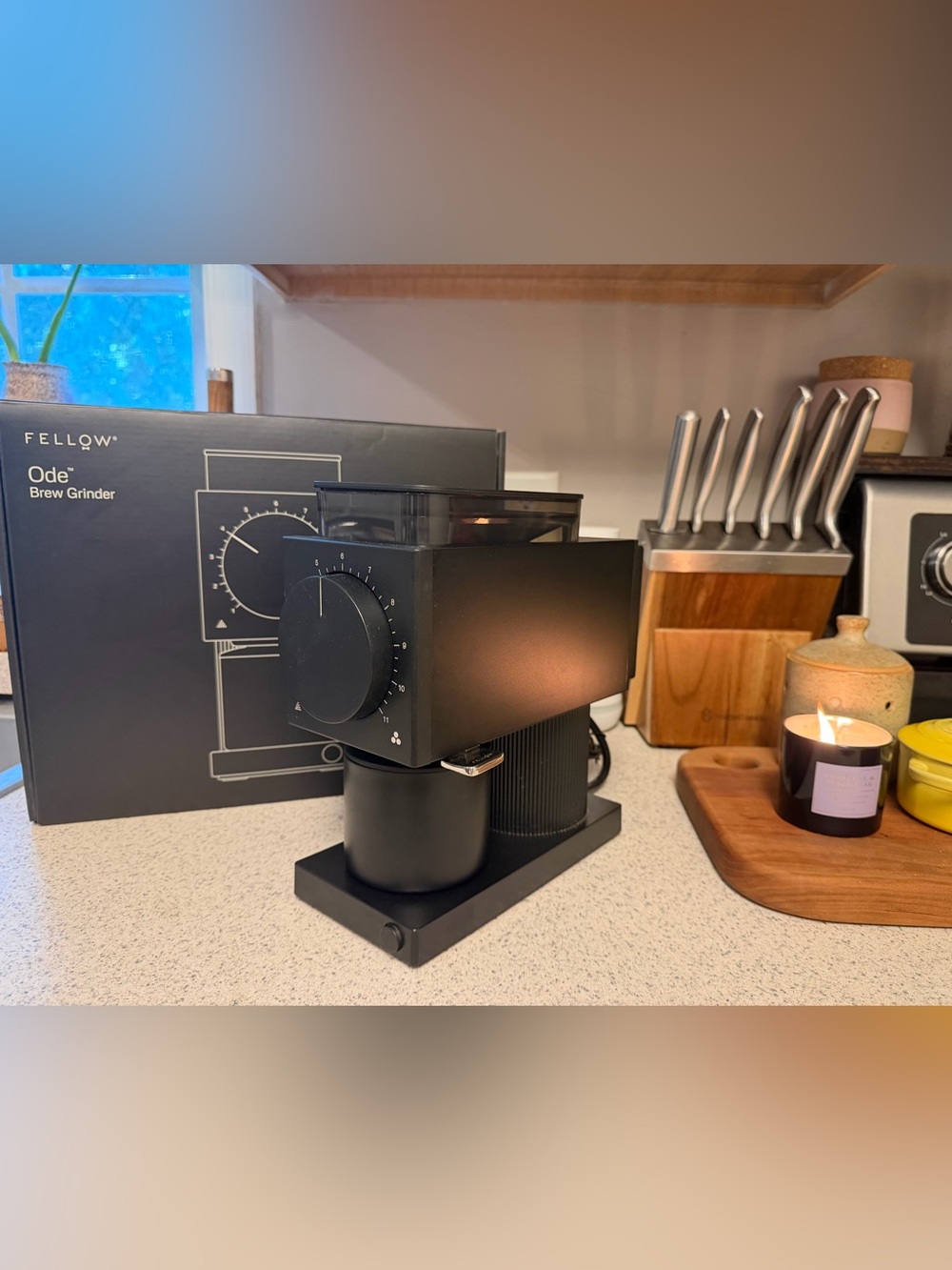 Fellow Ode Brew Grinder in Matte Black